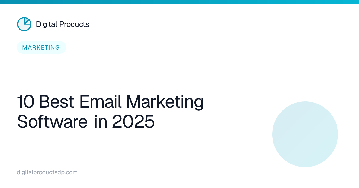 10 Best Email Marketing Software in 2025