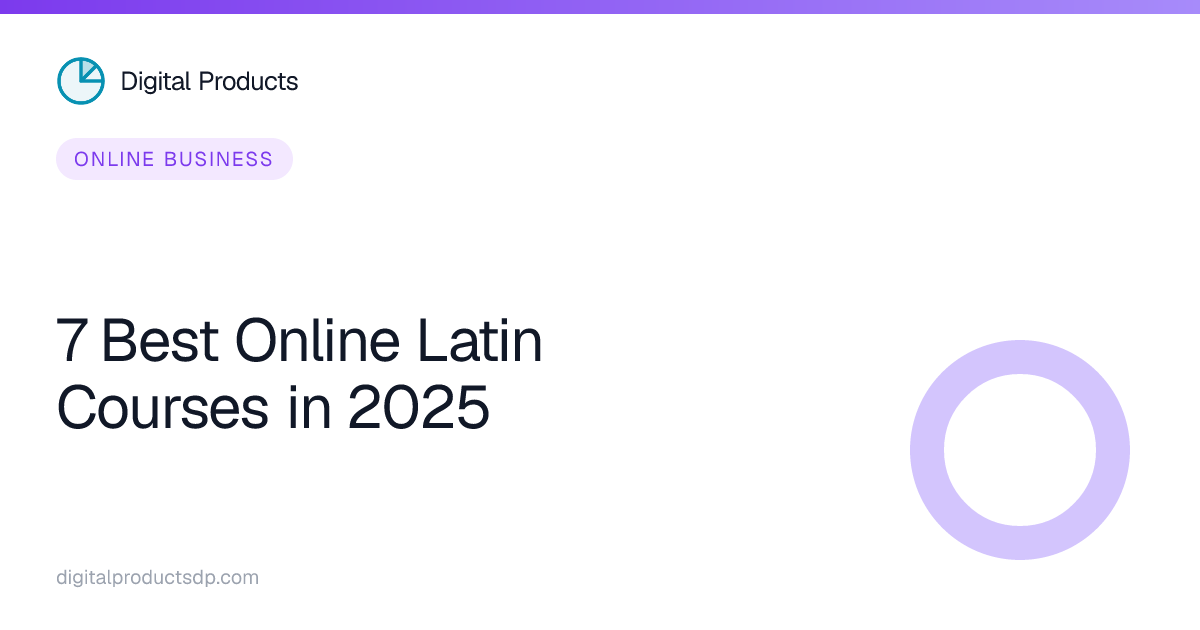 7 Best Online Latin Courses in 2025
