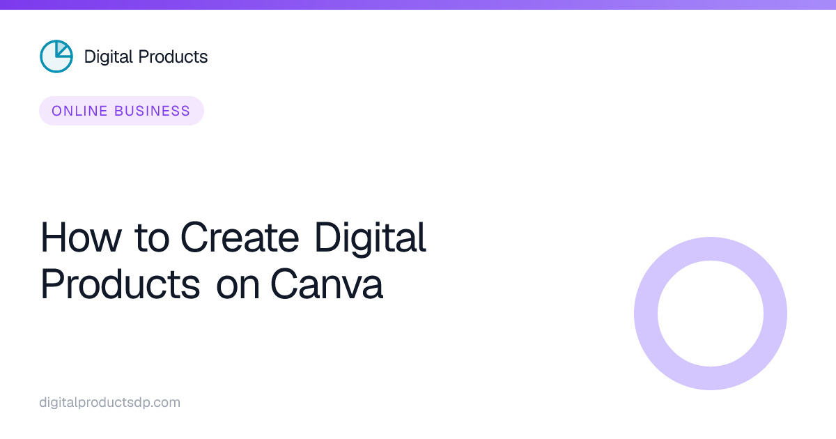 How to Create Digital Products on Canva