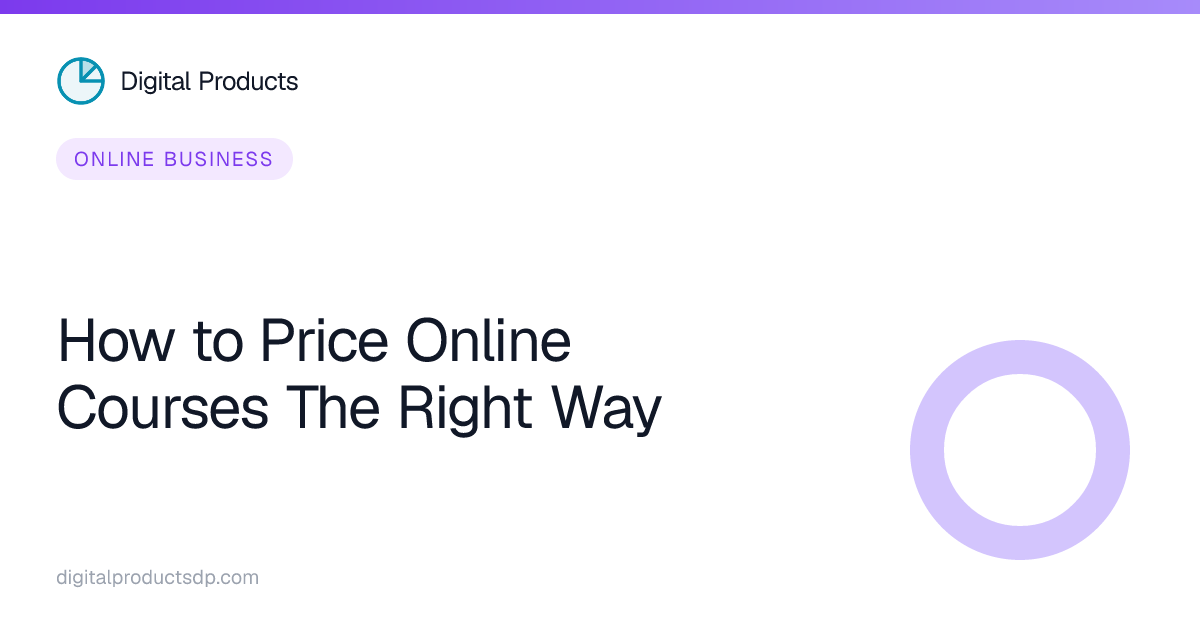 How to Price Online Courses The Right Way