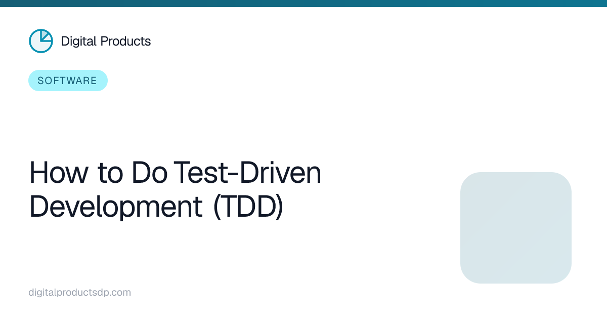 How to Do Test-Driven Development (TDD)